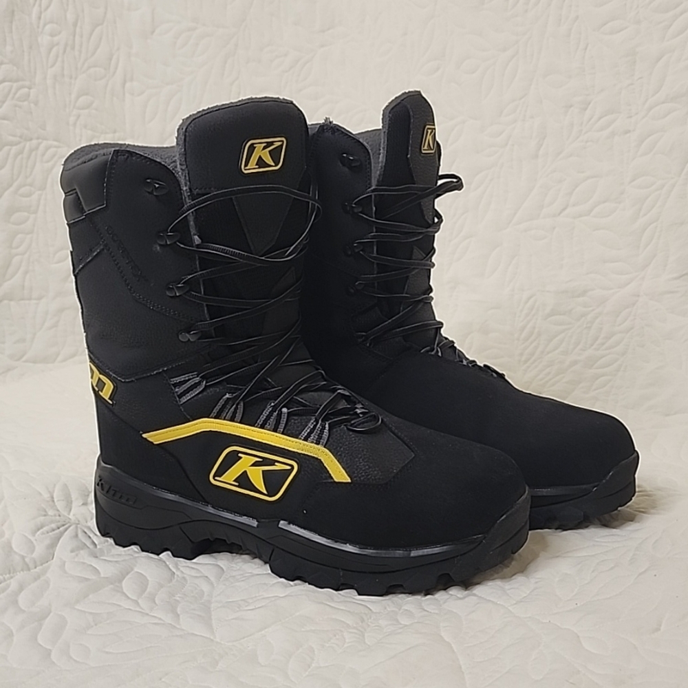 Men's Klim Adrenaline GTX Boot 3rd Generation, Size 14 Black, NEVER used.